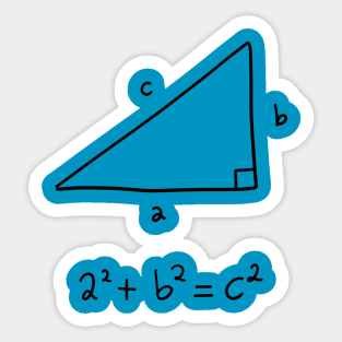 Pythagoras' Theorem Sticker